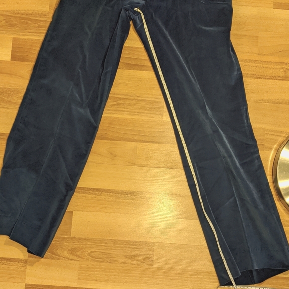 Vintage blue velvet crush 70's SIR For Her pants - Picture 7 of 7